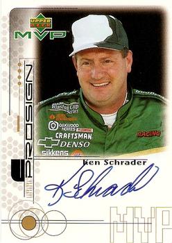 2000 SP Authentic - MVP Prosign #KS-H Ken Schrader Front