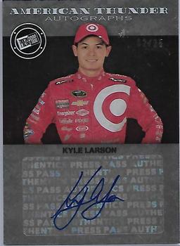 2014 Press Pass American Thunder - Autographs White #ATA-KL Kyle Larson Front