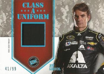 2014 Press Pass American Thunder - Class A Uniforms Blue #CAU-JG Jeff Gordon Front