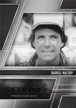 2014 Press Pass Redline - Color Proof Black & White #80 Darrell Waltrip Front