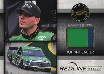 2014 Press Pass Redline - Redline Relics Gold #RR-JS Johnny Sauter Front