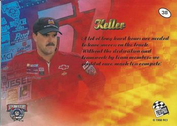 1998 Press Pass Stealth #38 Jason Keller Back