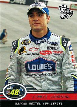 2008 Press Pass #6 Jimmie Johnson Front