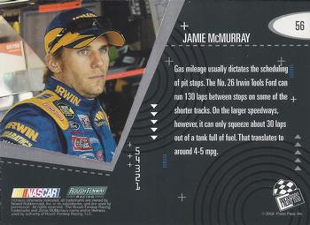 2008 Press Pass Eclipse #56 Jamie McMurray's Car Back