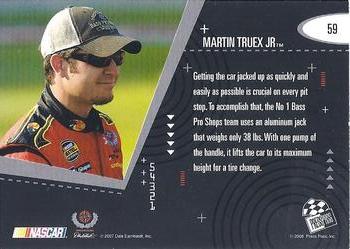 2008 Press Pass Eclipse #59 Martin Truex Jr.'s Car Back