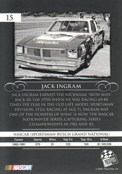2008 Press Pass Legends #15 Jack Ingram Back