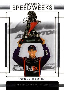 2008 Press Pass Premium #52 Denny Hamlin Front