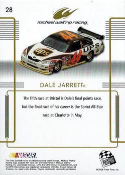 2008 Press Pass Premium #28 Dale Jarrett Back