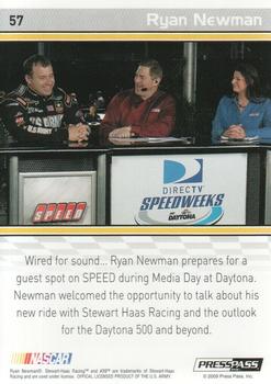 2009 Press Pass Premium #57 Ryan Newman Back