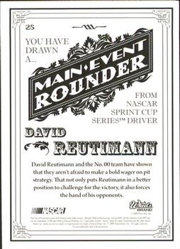 2009 Wheels Main Event #25 David Reutimann Back