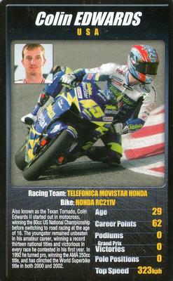 2004 Top Trumps Moto GP The Riders (2nd Edition) #NNO Colin Edwards Front
