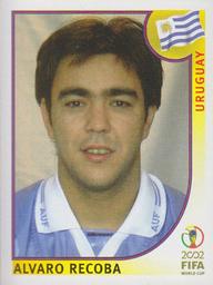 2002 Panini World Cup Stickers #75 Alvaro Recoba Front