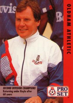 1991-92 Pro Set Fixtures #15 Joe Royle Front