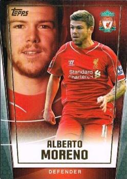 2015 Topps Premier Club #59 Alberto Moreno Front