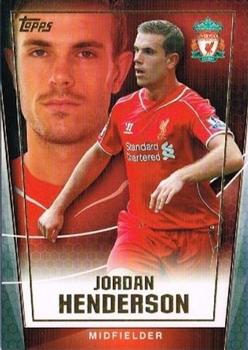 2015 Topps Premier Club #60 Jordan Henderson Front