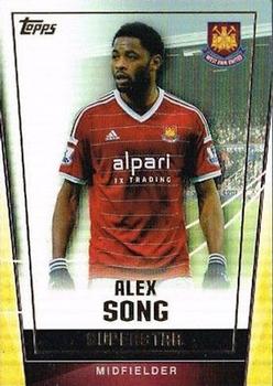 2015 Topps Premier Club #170 Alex Song Front