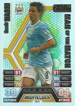 2013-14 Topps Match Attax Premier League Extra - Man Of The Match #M10 Samir Nasri Front