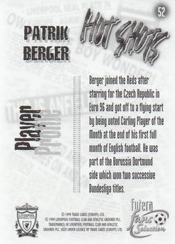1999 Futera Liverpool Fans' Selection - Foil #52 Patrik Berger Back