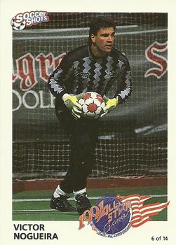 1991 Soccer Shots MSL - All-Star #6 Victor Nogueira Front