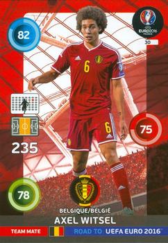 2015 Panini Adrenalyn XL Road to Euro 2016 #30 Axel Witsel Front