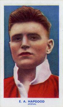 1939 R & J Hill Famous Footballers Series 1 #6 Eddie Hapgood Front