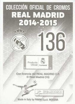 2014-15 Panini Real Madrid Stickers #136 Karim Benzema Back