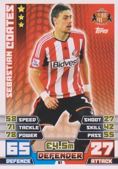 2014-15 Topps Match Attax Premier League Extra #61 Sebastian Coates Front