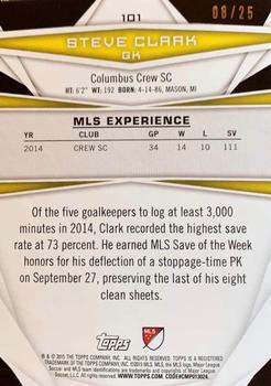 2015 Topps MLS - Gold #101 Steve Clark Back