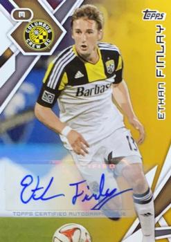 2015 Topps MLS - Autographs Gold #85 Ethan Finlay Front