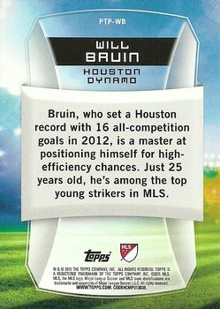 2015 Topps MLS - Presence of the Pitch #PTP-WB Will Bruin Back