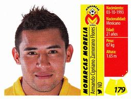 2015 Panini Liga BBVA Bancomer Apertura Stickers #179 Armando Cipriano Zamorano Flores Front