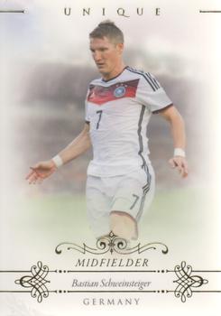 2015 Futera Unique World Football #054 Bastian Schweinsteiger Front