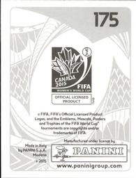 2015 Panini Women's World Cup Stickers #175 Japan Logo Back