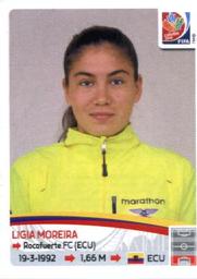2015 Panini Women's World Cup Stickers #237 Ligia Moreira Front