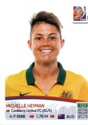 2015 Panini Women's World Cup Stickers #286 Michelle Heyman Front