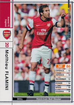 2013-14 Panini/Sega World Club Champion Football #009 Mathieu Flamini Front