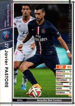 2014-15 Panini/Sega World Club Champion Football Opening Edition #A043 Javier Pastore Front