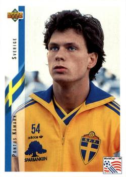 1994 Upper Deck World Cup Contenders French/Dutch #78 Pontus Kåmark Front