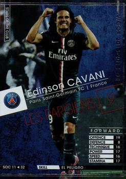 2014-15 Panini/Sega World Club Champion Football Opening Edition - Stars of the Club #SOC 11 Edinson Cavani Front