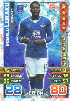 2015-16 Topps Match Attax Premier League #108 Romelu Lukaku Front