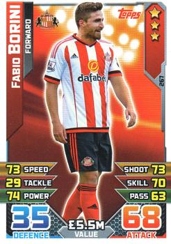 2015-16 Topps Match Attax Premier League #267 Fabio Borini Front