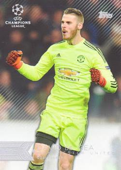 2015-16 Topps UEFA Champions League Showcase #35 David de Gea Front