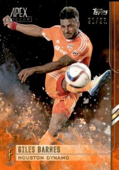 2015 Topps Apex MLS - Orange #66 Giles Barnes Front