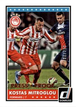 2015 Donruss - Bronze Press Proof #76 Kostas Mitroglou Front