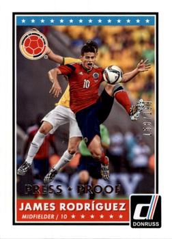 2015 Donruss - Silver Press Proof #3 James Rodriguez Front