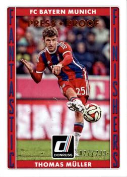 2015 Donruss - Fantastic Finishers Bronze Press Proof #14 Thomas Muller Front