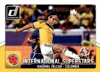 2015 Donruss - International Superstars Bronze Press Proof #41 Radamel Falcao Front