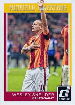 2015 Donruss - Midfield Maestros #23 Wesley Sneijder Front