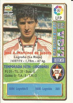 1996-97 Mundicromo Sport Las Fichas de La Liga #368 Jubera Back