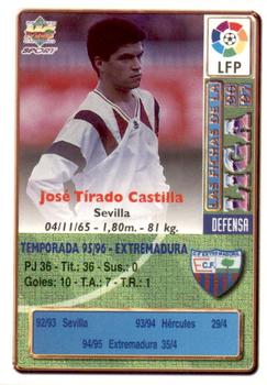 1996-97 Mundicromo Sport Las Fichas de La Liga #384 Tirado Back